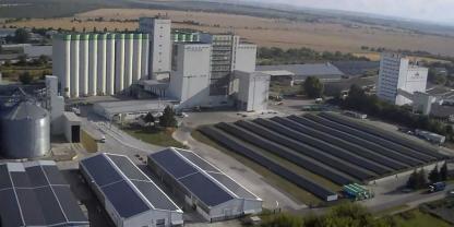 Die Eigenenergieerzeugung, wie hier am Standort Querfurt, hat die Agravis in den vergangenen Monaten erheblich forciert.