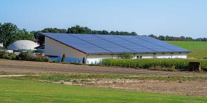 Betrieb mit Photovoltaik und Biogas: Die geplante Novelle des EnWG ist nach Ansicht von Branchenverbänden eine verpasste Chance.