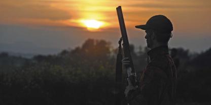 Der Entenstand muss nach Westen ausgerichtet sein, damit der Jäger die streichenden Enten möglichst lange gegen den hellen Abendhimmel erkennen kann.