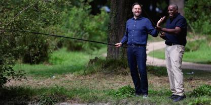Gute Laune hatten die zwei Spitzenpolitiker bei ihrer Angeltour. Im Nachgang gab es aber Probleme.