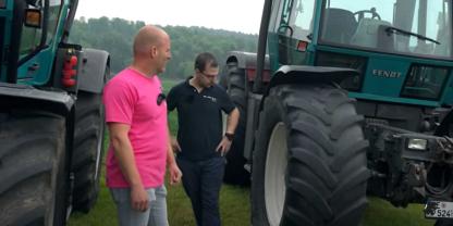 Fendt Xylon Experten auf einem Treffen