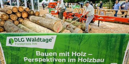 Seit einem Jahrzehnt sind die DLG-Waldtage das etablierte Fachmesseformat der DLG für die Forstbranche.