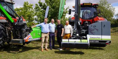 V.li.n.re.: Martin Lole, John Christensen, Mads Christensen und Henrik Bernth.