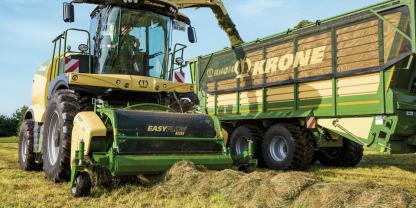 Der Feldhäcksler BiG X ist eigentlich ein gefragtes Produkt für den US-Markt - doch aufgrund der Zölle ist gerade keine wirtschaftlich tragfähige Belieferung möglich.