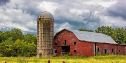 Eine Farm in Tennesse in den USA