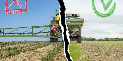 <b><i>Pflanzenschutzmittel </i></b>sind tabu, aber Mineraldünger erlaubt: Ist das der neue Weg im Pflanzenbau? Foto: Agrarfoto/dieMayrei