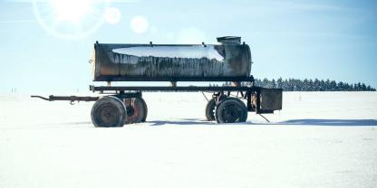 Gegen zugefrorene Tränken auf der Weide haben Landwirte viele kreative und effektive Ideen.