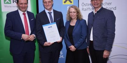 Artur Riegler Verleihung Josef-Steininger-Urkunde