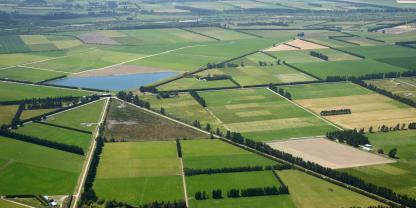 Landwirtschaftliche Flächen in Neuseeland