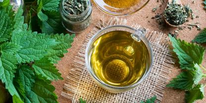 Ein Nierentee mit Brennnesselblättern spült auch die Blase gesund.