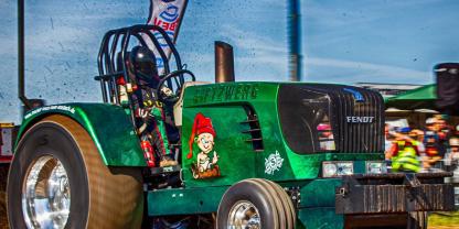 Beim Tractor Pulling-Event in Sonsteck ging auch der Giftzwerg der Lokalmatadore an den Start.