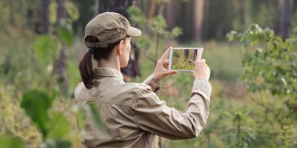 Moderne Waldarbeit bewältigt die vielen Herausforderungen mit digitaler Unterstützung.