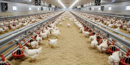 Entgegen des Trends in Deutschland, wächst die Geflügelhaltung weiter.