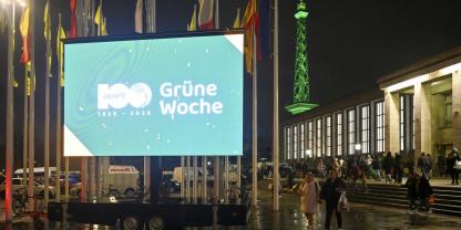 Die Grüne Woche feiert 100-jähriges Jubiläum.