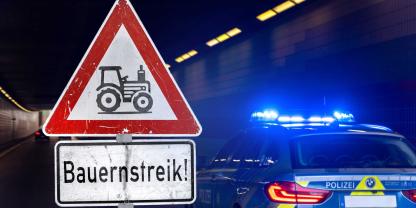 Protest: Landwirte wollen Autobahnen in Brandenburg und Mecklenburg-Vorpommern blockieren.