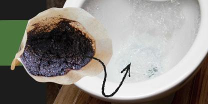 Kaffeesatz ins Klo? Ein Trend, der schneller im Abfluss stecken bleibt als der morgendliche Koffeinkick wirkt.