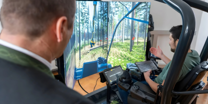 Der Simulator soll an der LLA wichtiger Bestandteil der Ausbildung werden.