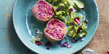 Mal was anderes: Selbst-gemachter Nudelteig mit GemüsefüllungMal was anderes: Selbst-gemachter Nudelteig mit Gemüsefüllung