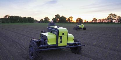 Kubota hat 6,5 Mio. Euro investiert, um den Spot-Spray-Roboter Kilter AX-1 zur Serienreife zu bringen.