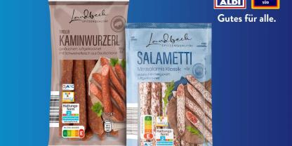Wurst von Aldi in der Packung