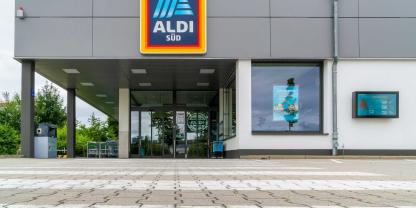 Eine Aldi-Filiale in Landsberg am Lech