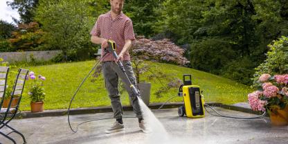 Neu im Sortiment von Kärcher ist die Comfort-Range im Premiumsegment der Hochdruckreiniger.
