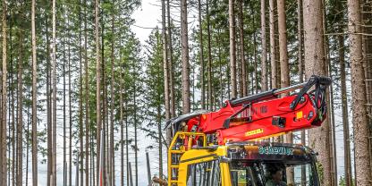 Das neue Setup von Schedler Holz mit dem Loglift S18F