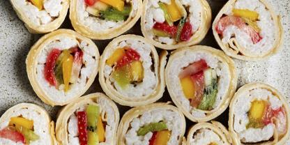 Süßes Sushi zum Dessert