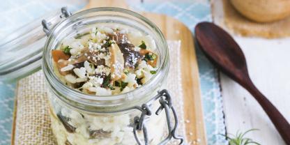 Pilz-Risotto geht immer – völlig saisonunabhängig.