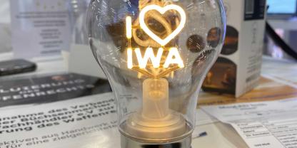 Kleines Geschenk der IWA. Im Jahr 2026 verzeichnete die Messe einen Besucherrückgang.