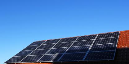 Schatten auf Solaranlage