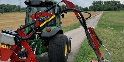 Die Marolin-Produkte – wie dieser Böschungsmäher – werden ab sofort in Deutschland und Österreich von Agritec vertrieben.