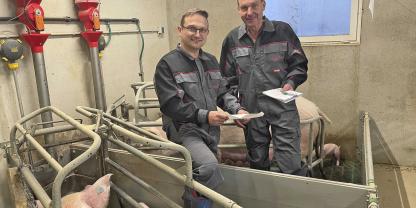 Michael Bissinger arbeitet eng mit Berater Werner Rauch von der SUISAG BaySuis zusammen.