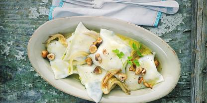 Wild abgewandelte Maultaschen