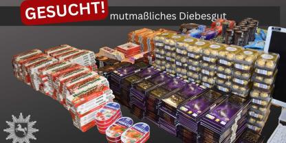 Hat da jemand einen Kredit aufgenommen, um diese Menge an Schokolade zu kaufen? Die Polizei Göttingen glaubt eher an einen Diebstahl, als sie diese Menge an Schokolade in einem Auto fand.