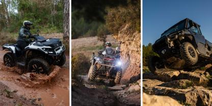 Welcher darf‘s denn sein? Den Outlander Electric, den Outlander 6x6 und den Traxter HD11 hat Can-Am für den Einsatz als Nutzfahrzeug entwickelt.