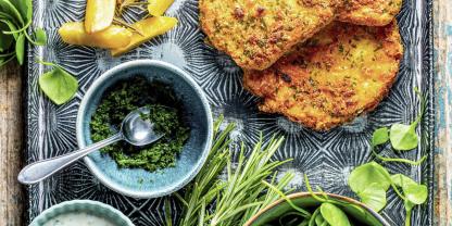 Knuspriges Kräuter-Sellerie-Schnitzel