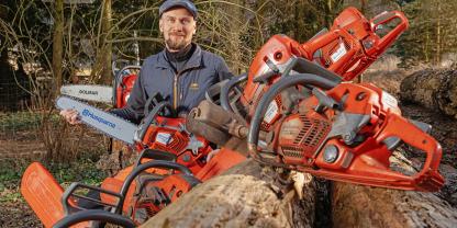 Jede Säge von Michael Stein hat ihre eigene Geschichte. Und von beiden gibt es viele.