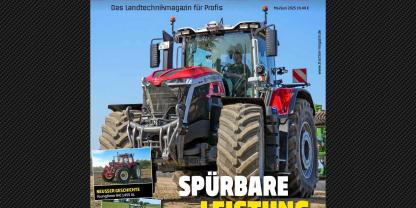 traction Mai/Juni 2025 mit dem Massey Ferguson 9S.425 im Testeinsatz.
