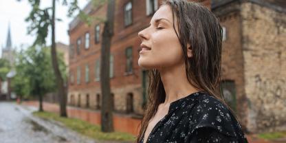 Sommerglück: Der Duft nach Regen macht glücklich.