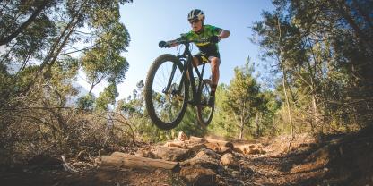 Mountainbike Trail im Deister