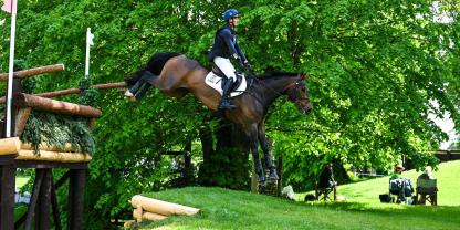 United 36 aus der Zucht von Heinrich Böhmke sicherte sich bei den Badminton Horse Trials 2026 mit dem britischen Reiter Tom Jackson im Sattel den vierten Platz.