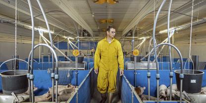 <b><i>Jörn Ahlers, </i></b>der Erwerber des Firmenverbunds Prignitzer Landschwein, will den Betrieb von Grund auf neu aufstellen. Foto: Geestferkel GmbH