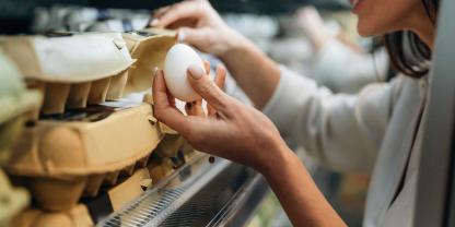 Kunden orientieren sich bei Eierkauf häufig nach dem günstigsten Preis. Niederländische Eierproduzenten schlagen aufgrund billiger Importware Alarm.
