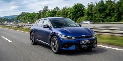 Kia EV6 GT auf der Autobahn