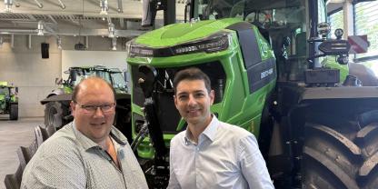 V.li.: Markus Bitterwolf (Spartenleiter Technik BAG Allgäu-Oberschwaben eG) und Alessandro Sapio (COO Same Deutz-Fahr Deutschland GmbH)