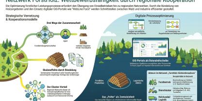 Abb. 1: Bildung von Netzwerken in der Forstwirtschaft