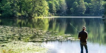 Bei einer Auseinandersetzung am Wasser wurden drei Angler verletzt.