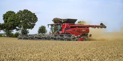 Der AF 10 ist der größte Single-Rotor-Drescher von Case IH und hat viele Highlights integriert.
