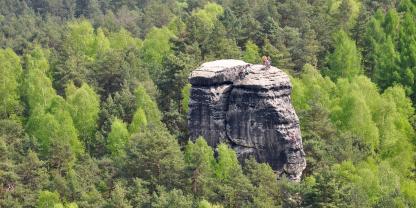 Die Sächsische Schweiz ist ein beliebtes Ziel für Wanderer und Kletterer. Kein Wunder, dass die Bergrettung regelmäßig Einsätze hat.